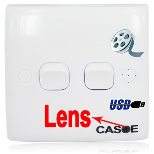 Power Switch Hidden Camera for Home Security Support TF Card and PC Connecting - Click Image to Close